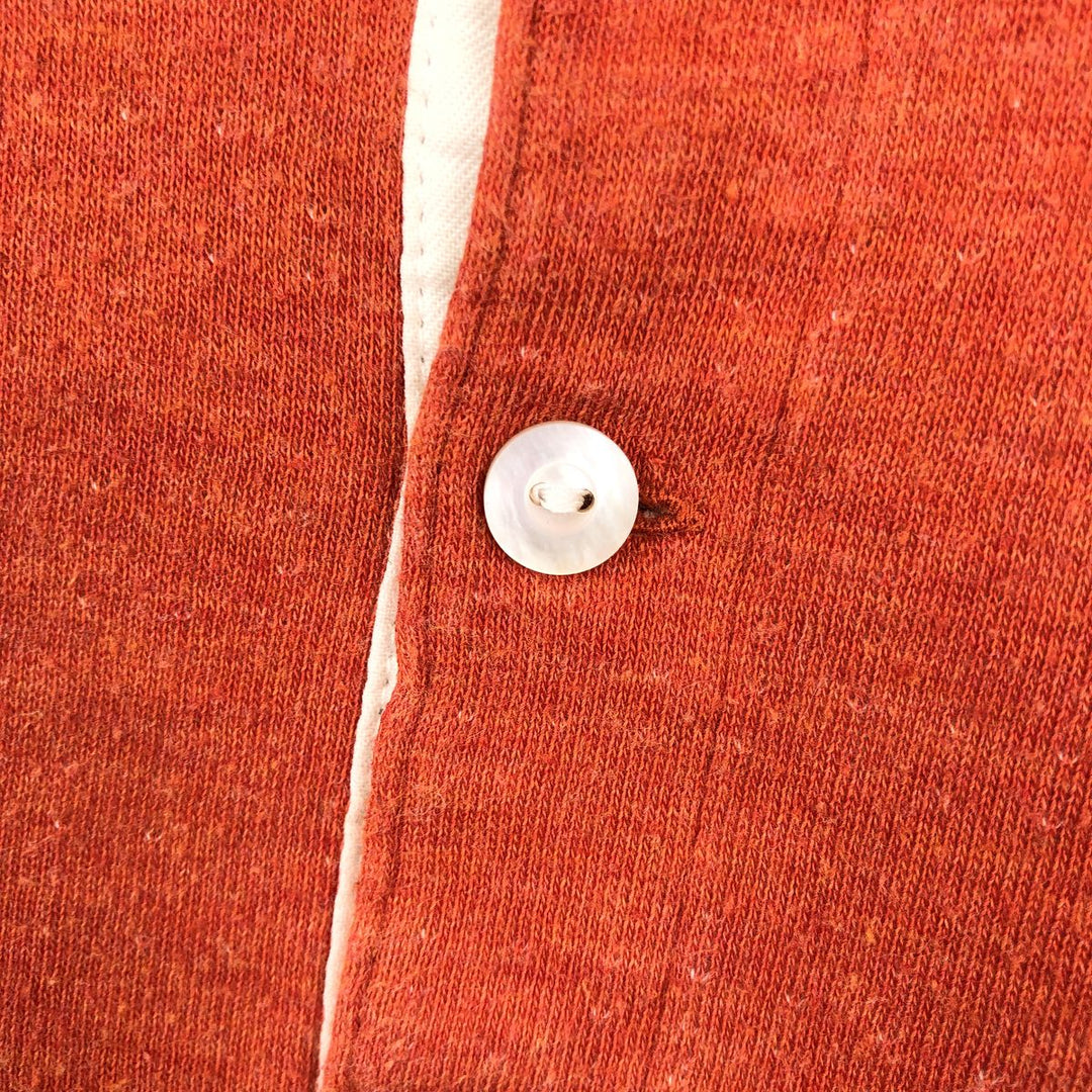 Ralph Lauren POLO RALPH LAUREN Henley neck long T-shirt Long T Men's M equivalent cotton orange type Vintage Second Hand