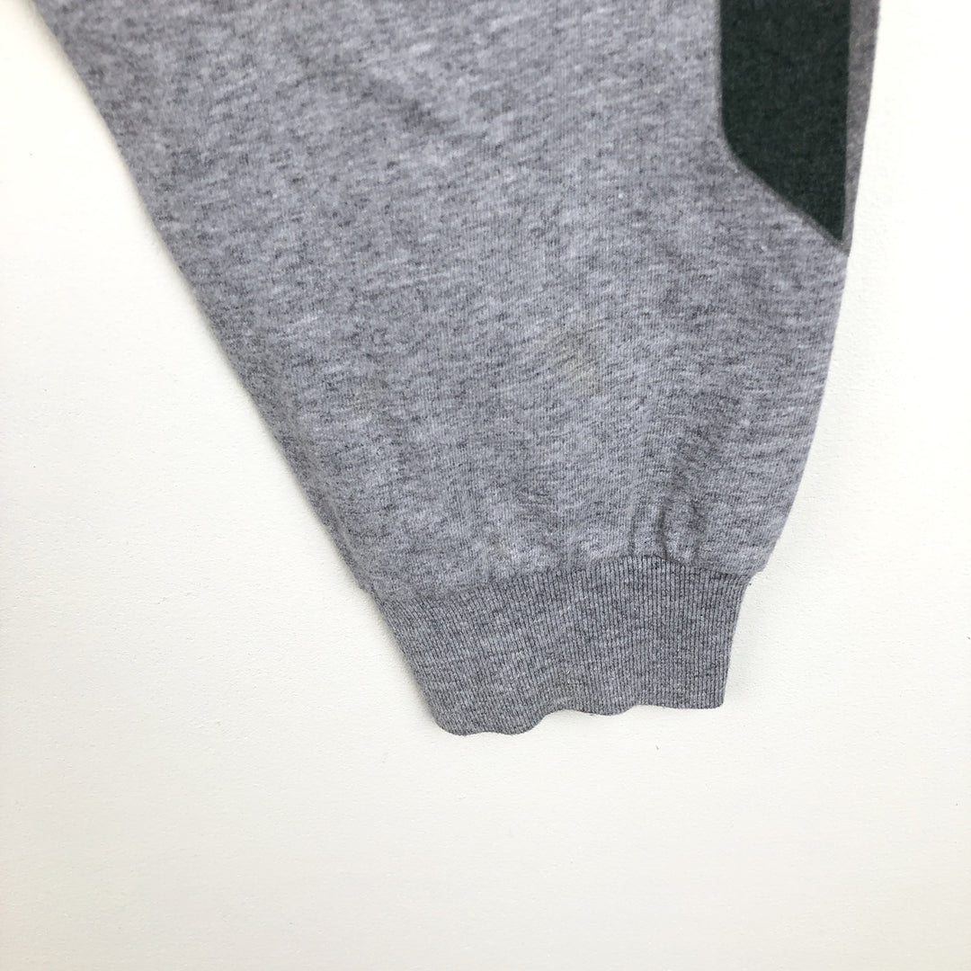 Nike Oregon University College Long-Sleeve T-Shirt (Men's Size L) cotton gray type Vintage Second Hand