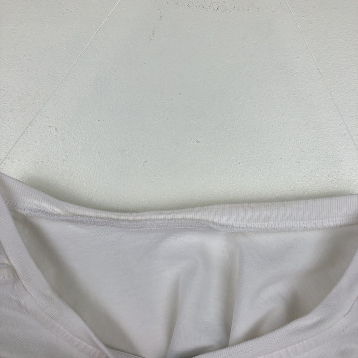 Ralph Lauren POLO RALPH LAUREN CUSTOM SLIM FIT Long-Sleeve T-Shirt (Men's Size L) cotton white type Vintage Second Hand