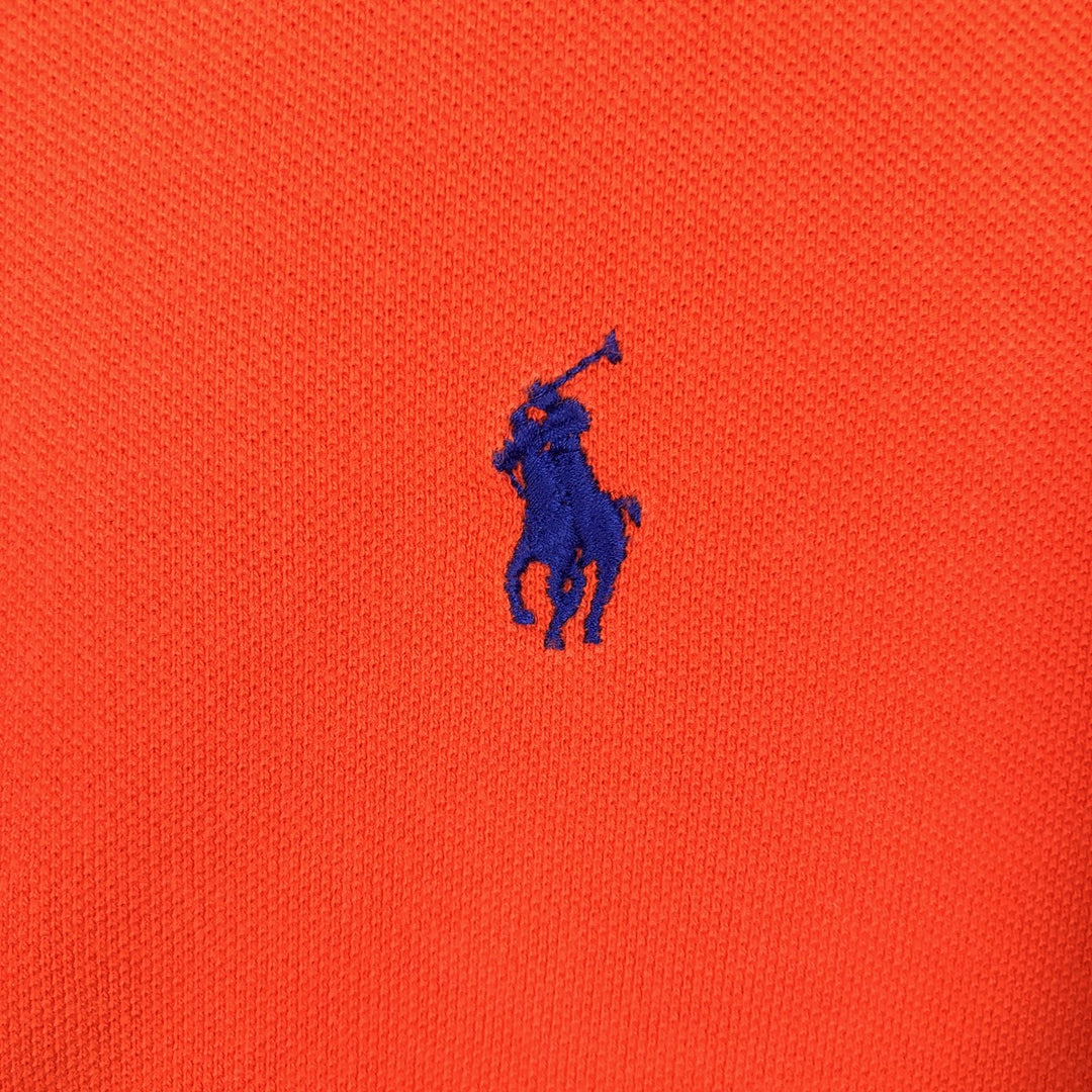 Ralph Lauren POLO by Ralph Lauren Long T-shirt, Men's S size cotton orange type Vintage Second Hand
