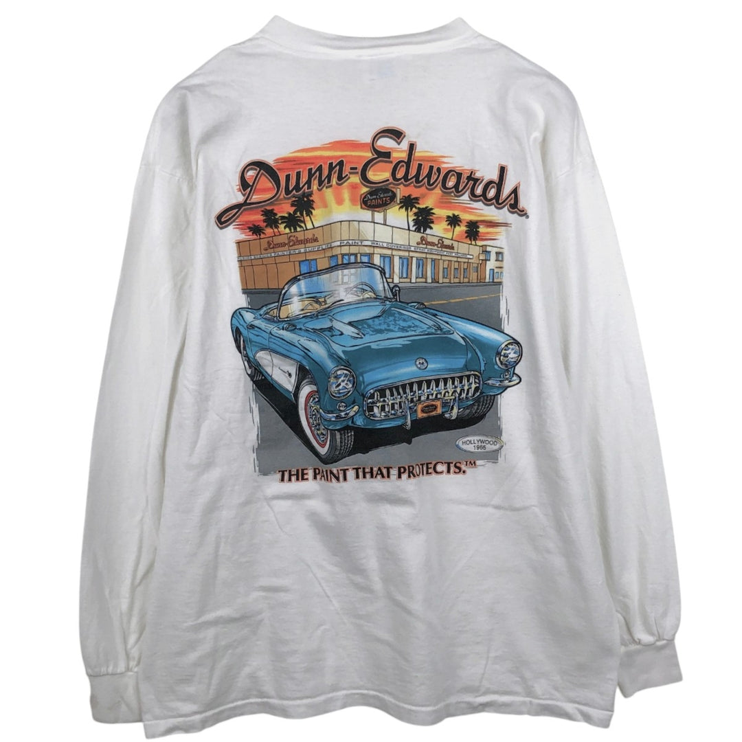 90'S All Sport HEAVY WEIGH Advertising T-Shirt Long Sleeve T-Shirt Made in USA Men's XL Equivalent Vintage cotton white type Vintage Second Hand