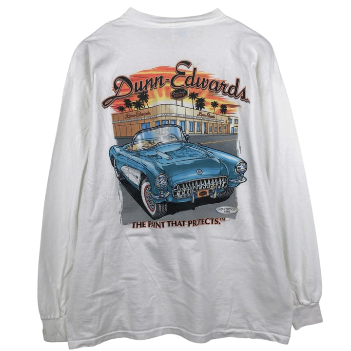 90'S All Sport HEAVY WEIGH Advertising T-Shirt Long Sleeve T-Shirt Made in USA Men's XL Equivalent Vintage cotton white type Vintage Second Hand