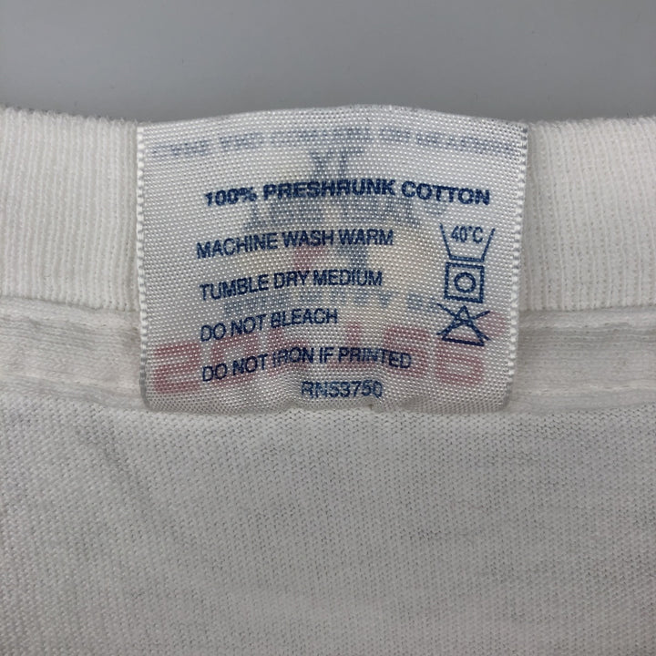 90'S SOF TEE Long-Sleeve T-Shirt, Made in USA, Men's XL Equivalent, Vintage cotton white type Vintage Second Hand
