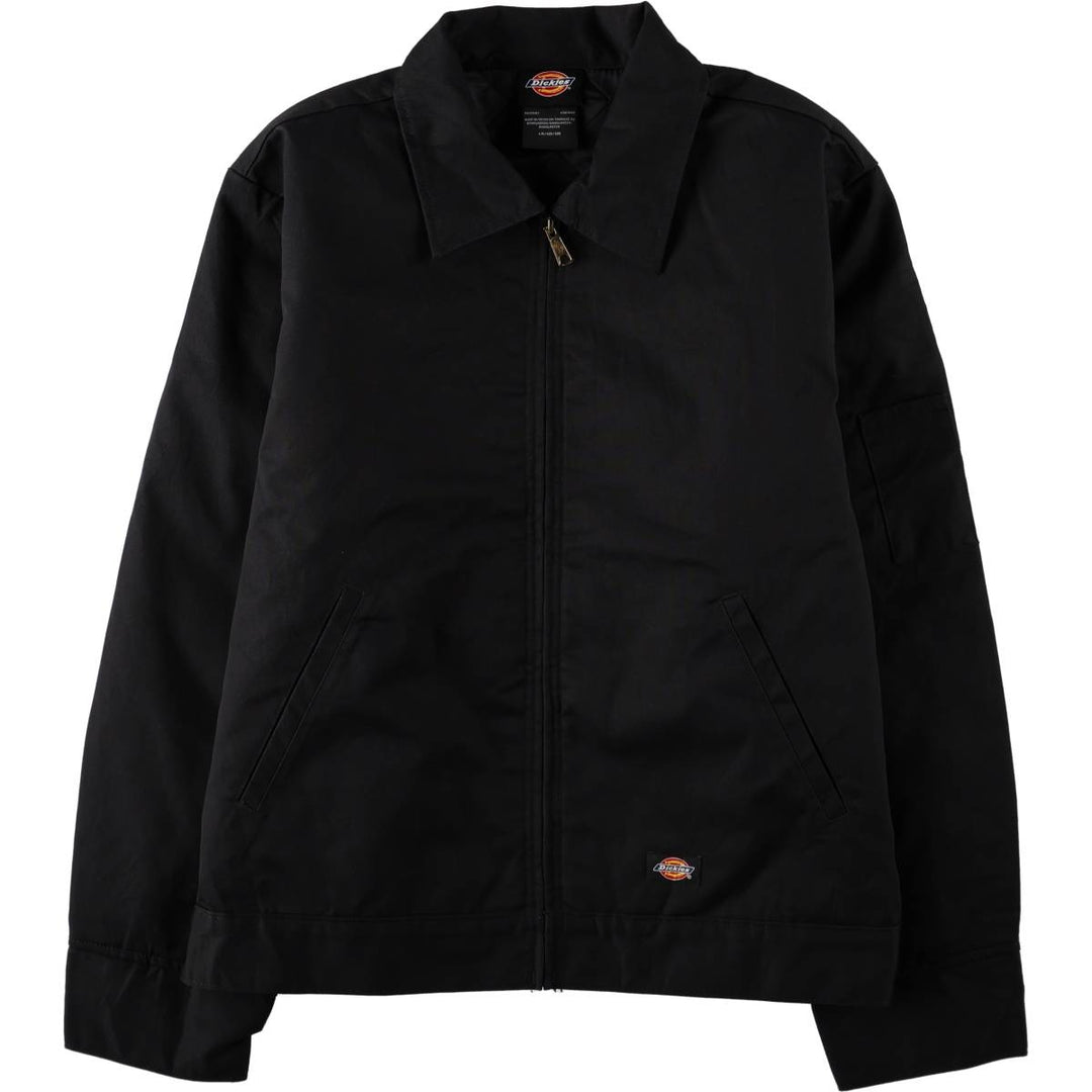Dickies Padded Eisenhower Jacket Work Jacket Men's Size L polyester black type Vintage Second Hand