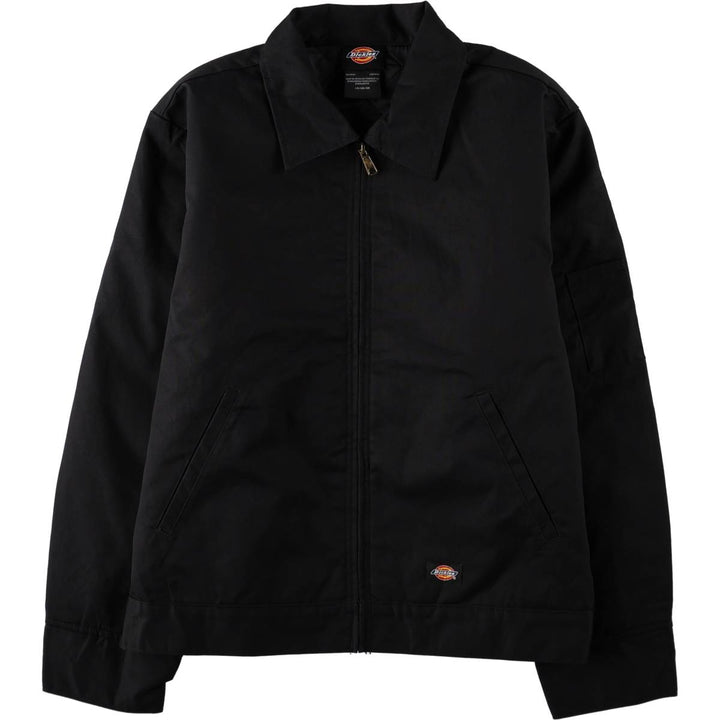 Dickies Padded Eisenhower Jacket Work Jacket Men's Size L polyester black type Vintage Second Hand
