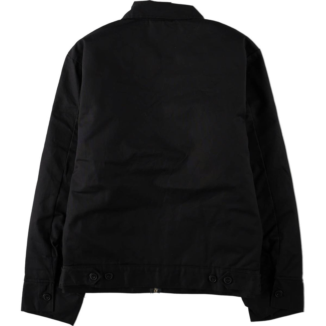 Dickies Padded Eisenhower Jacket Work Jacket Men's Size L polyester black type Vintage Second Hand
