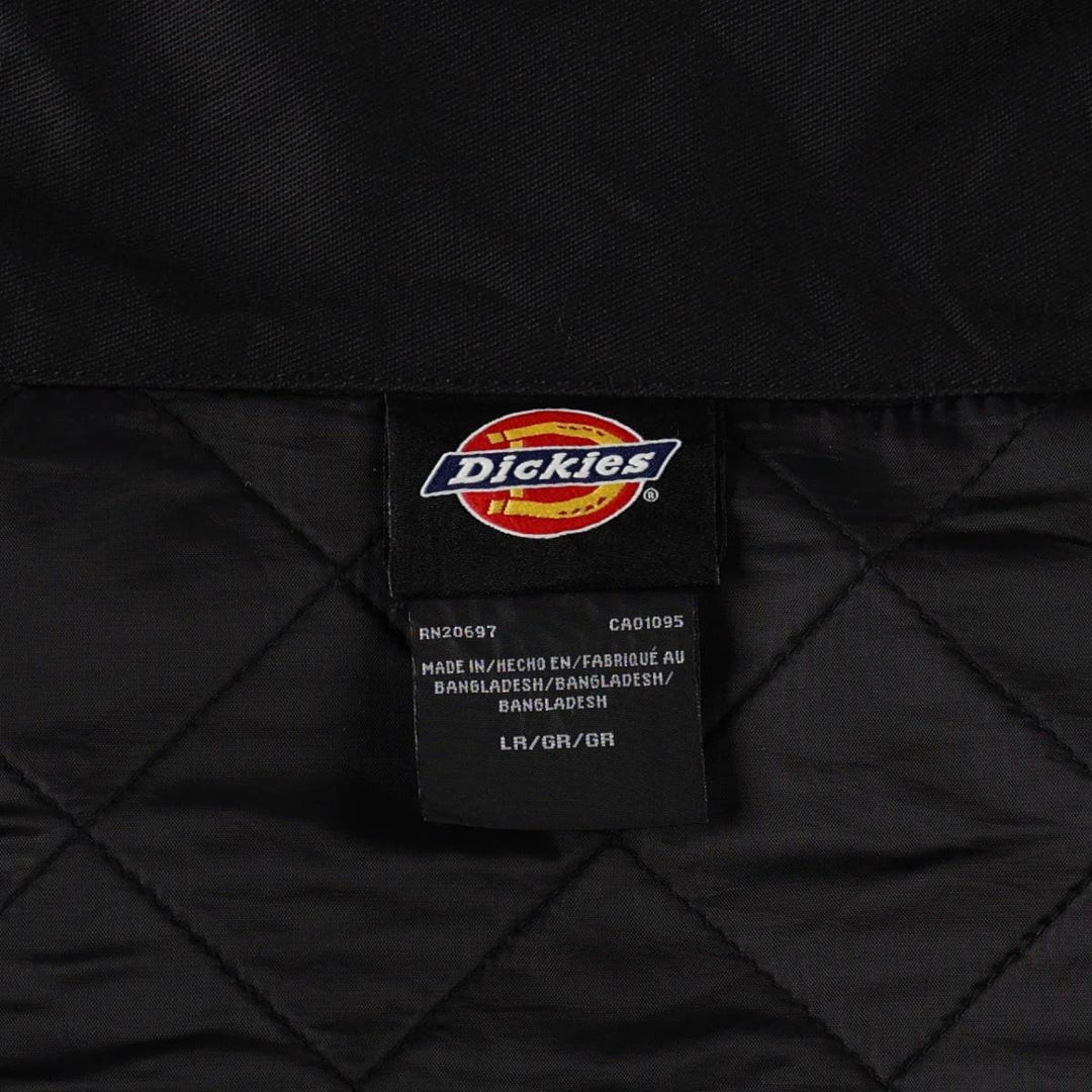 Dickies Padded Eisenhower Jacket Work Jacket Men's Size L polyester black type Vintage Second Hand