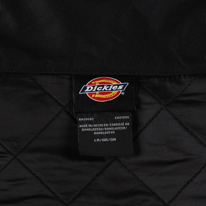 Dickies Padded Eisenhower Jacket Work Jacket Men's Size L polyester black type Vintage Second Hand