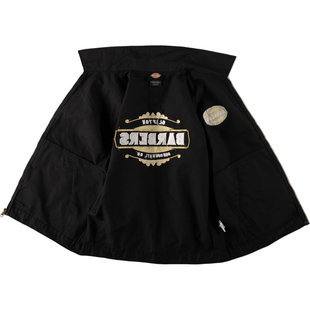 Dickies Eisenhower Jacket Work Jacket Men's Size L polyester black type Vintage Second Hand