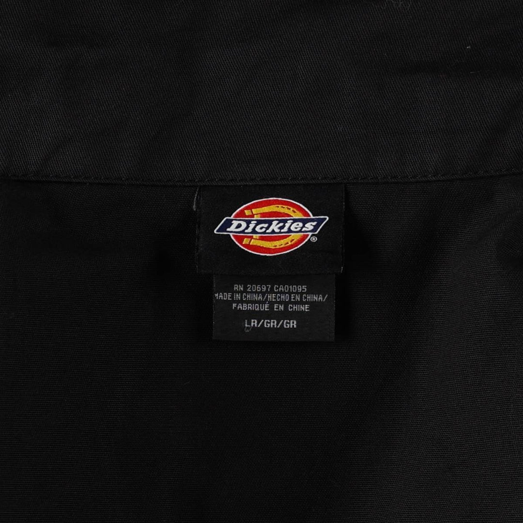 Dickies Eisenhower Jacket Work Jacket Men's Size L polyester black type Vintage Second Hand