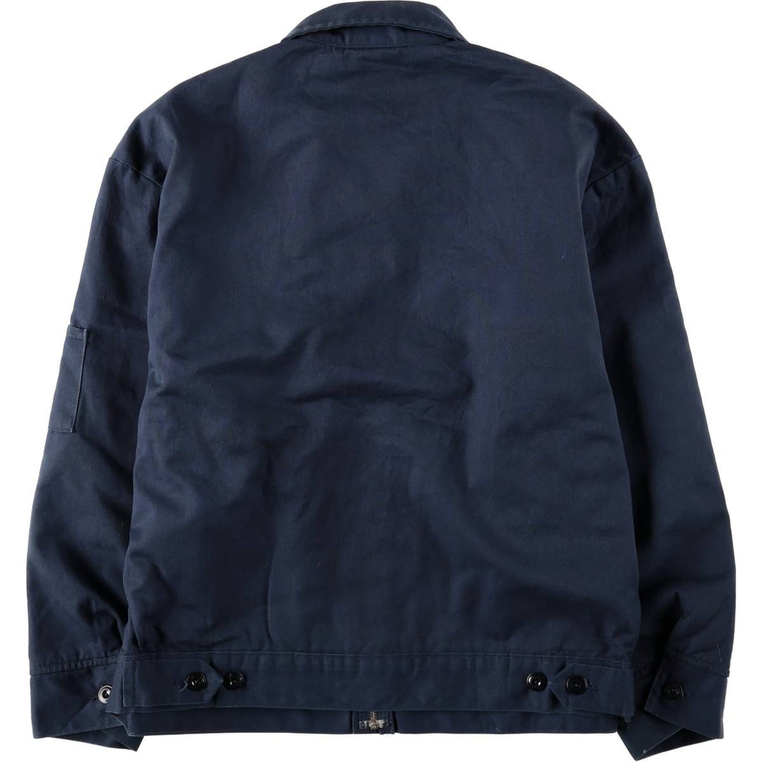 Dickies padded work jacket, men's size XL unclear navy blue type Vintage Second Hand