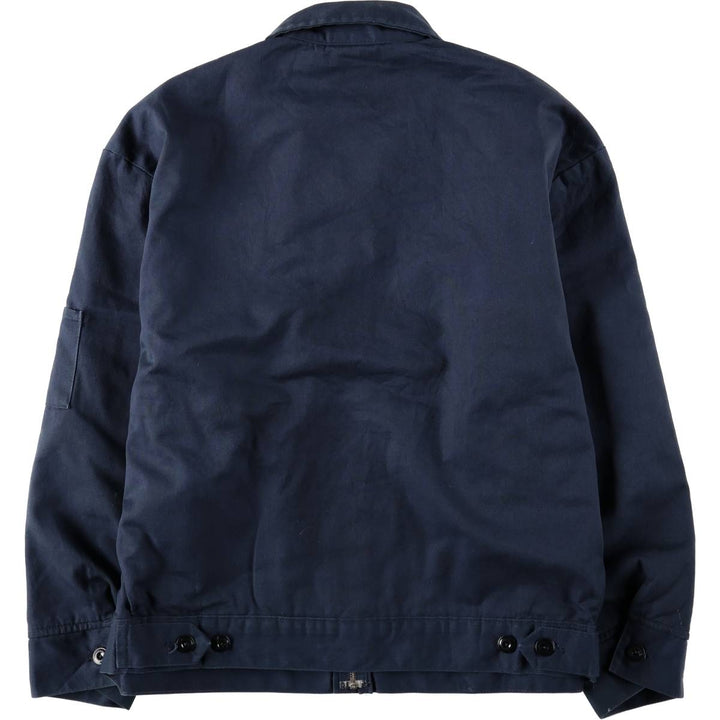 Dickies padded work jacket, men's size XL unclear navy blue type Vintage Second Hand