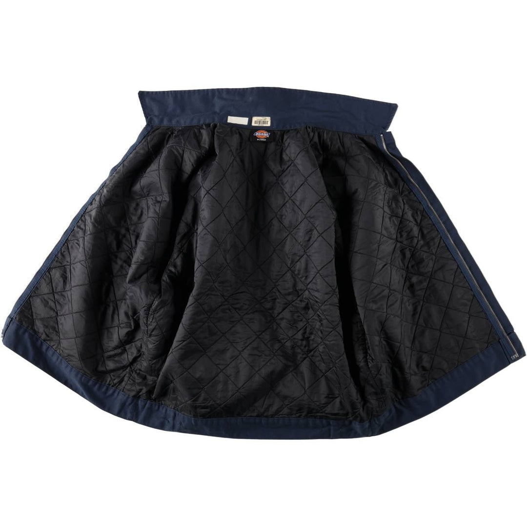 Dickies padded work jacket, men's size XL unclear navy blue type Vintage Second Hand