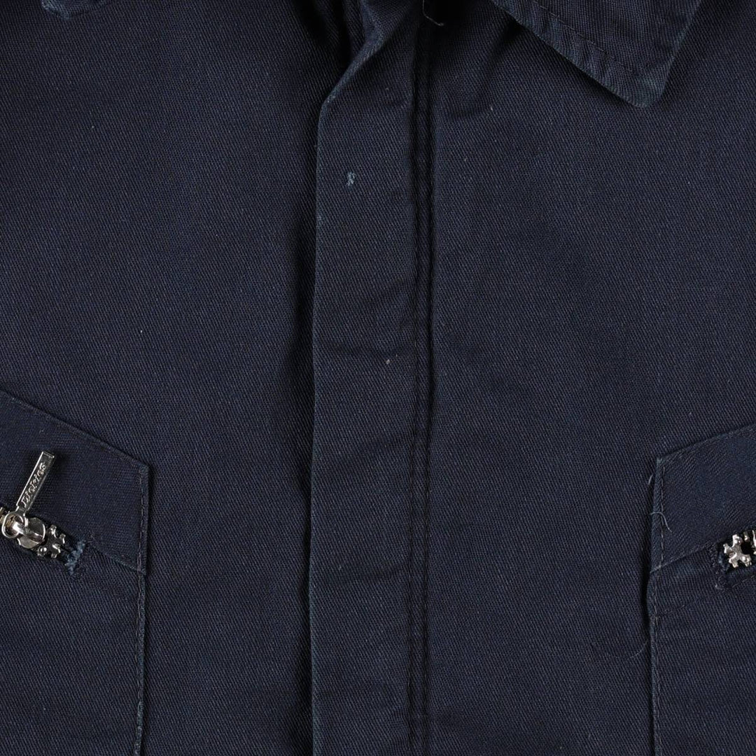 Dickies padded work jacket, men's size XL unclear navy blue type Vintage Second Hand