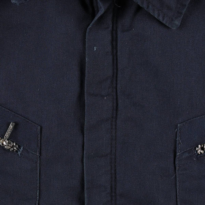 Dickies padded work jacket, men's size XL unclear navy blue type Vintage Second Hand