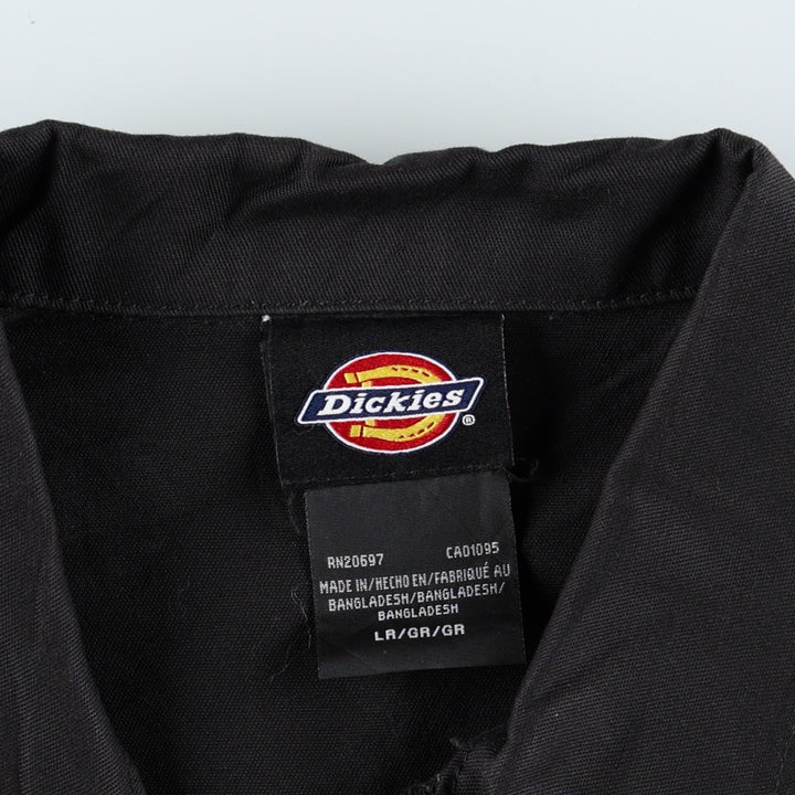Dickies Eisenhower Jacket Work Jacket Men's Size L polyester black type Vintage Second Hand