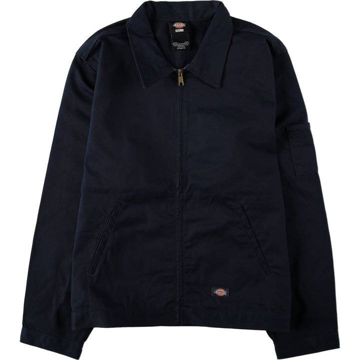 Dickies ICONS Eisenhower Jacket Work Jacket Men's XL (approx.) polyester navy blue type Vintage Second Hand