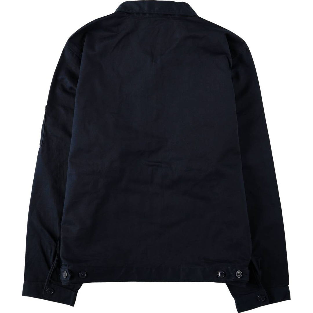 Dickies ICONS Eisenhower Jacket Work Jacket Men's XL (approx.) polyester navy blue type Vintage Second Hand