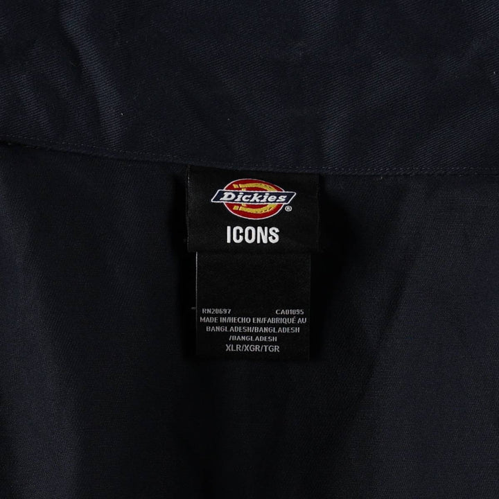 Dickies ICONS Eisenhower Jacket Work Jacket Men's XL (approx.) polyester navy blue type Vintage Second Hand