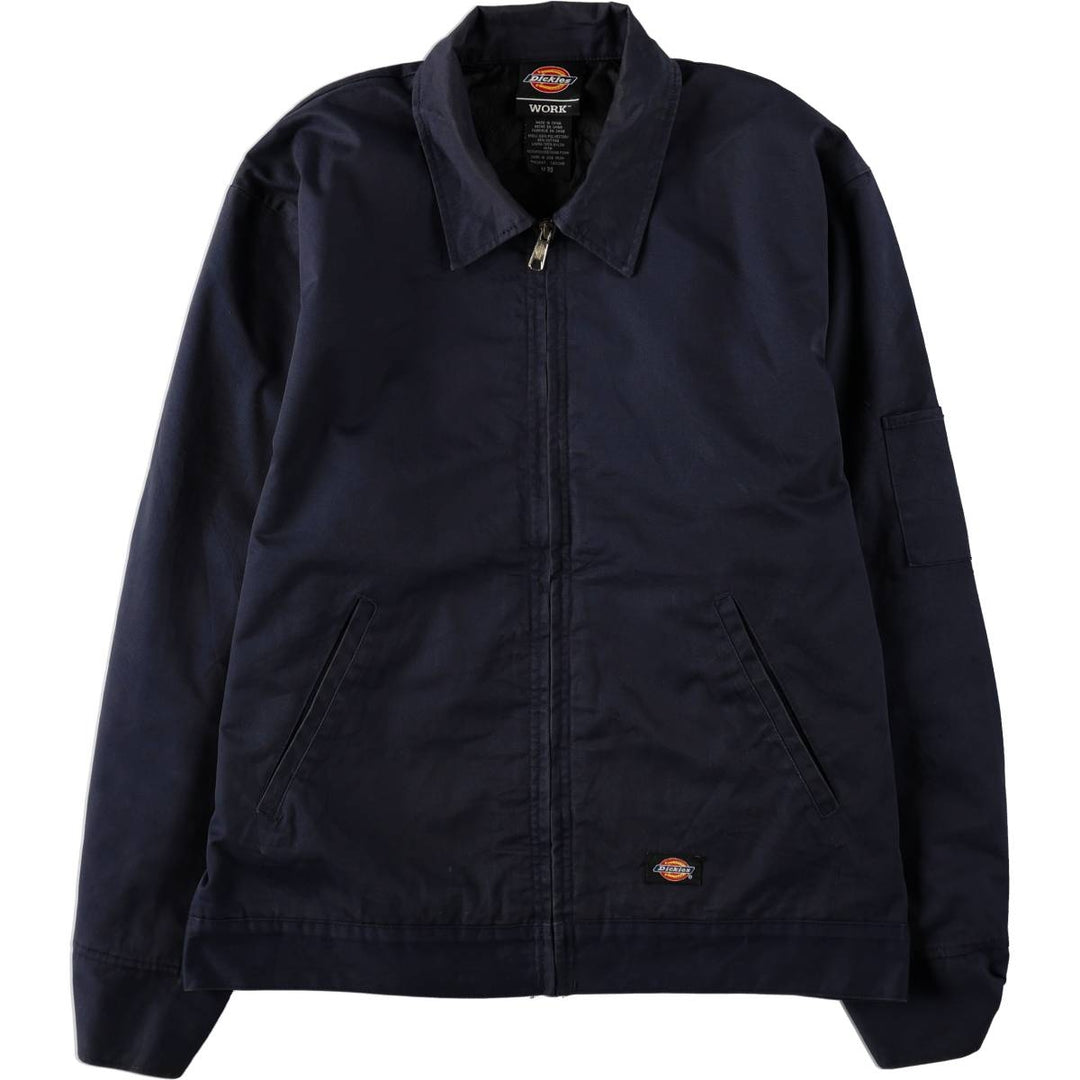 Dickies Padded Eisenhower Jacket Work Jacket Men's Size M polyester navy blue type Vintage Second Hand