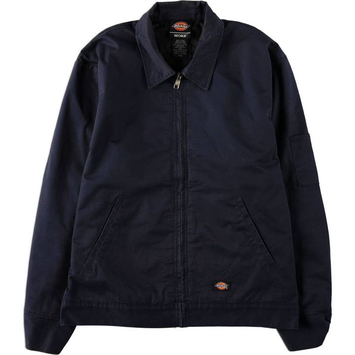 Dickies Padded Eisenhower Jacket Work Jacket Men's Size M polyester navy blue type Vintage Second Hand