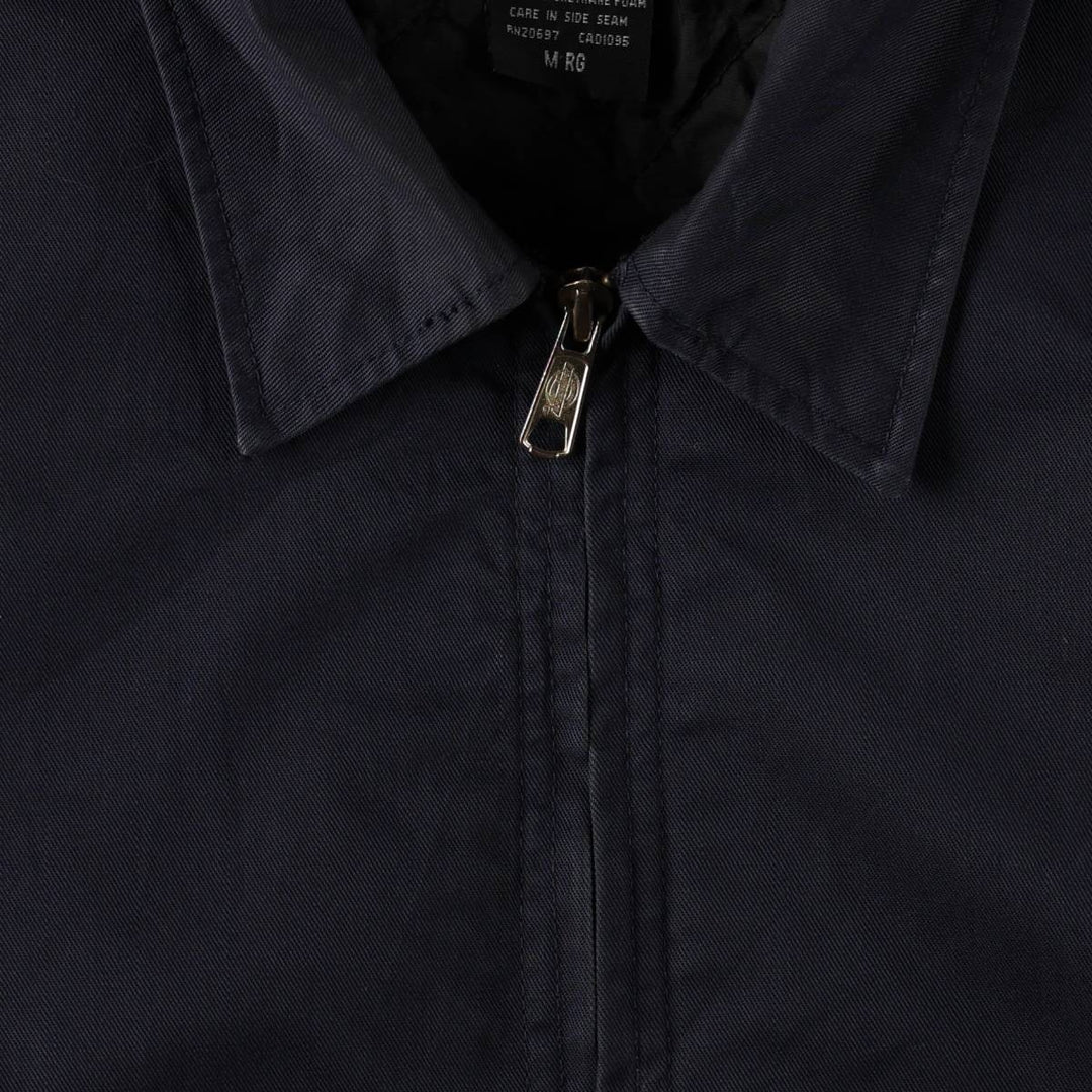 Dickies Padded Eisenhower Jacket Work Jacket Men's Size M polyester navy blue type Vintage Second Hand
