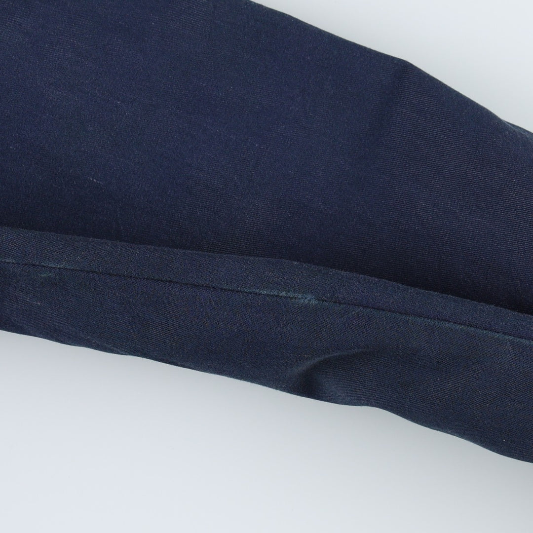 Vintage 70s-80'S Workwear Corporation Eastern Airlines Advertising Padded Work Jacket, Men's Size L (approx.) polyester navy blue type Vintage Second Hand
