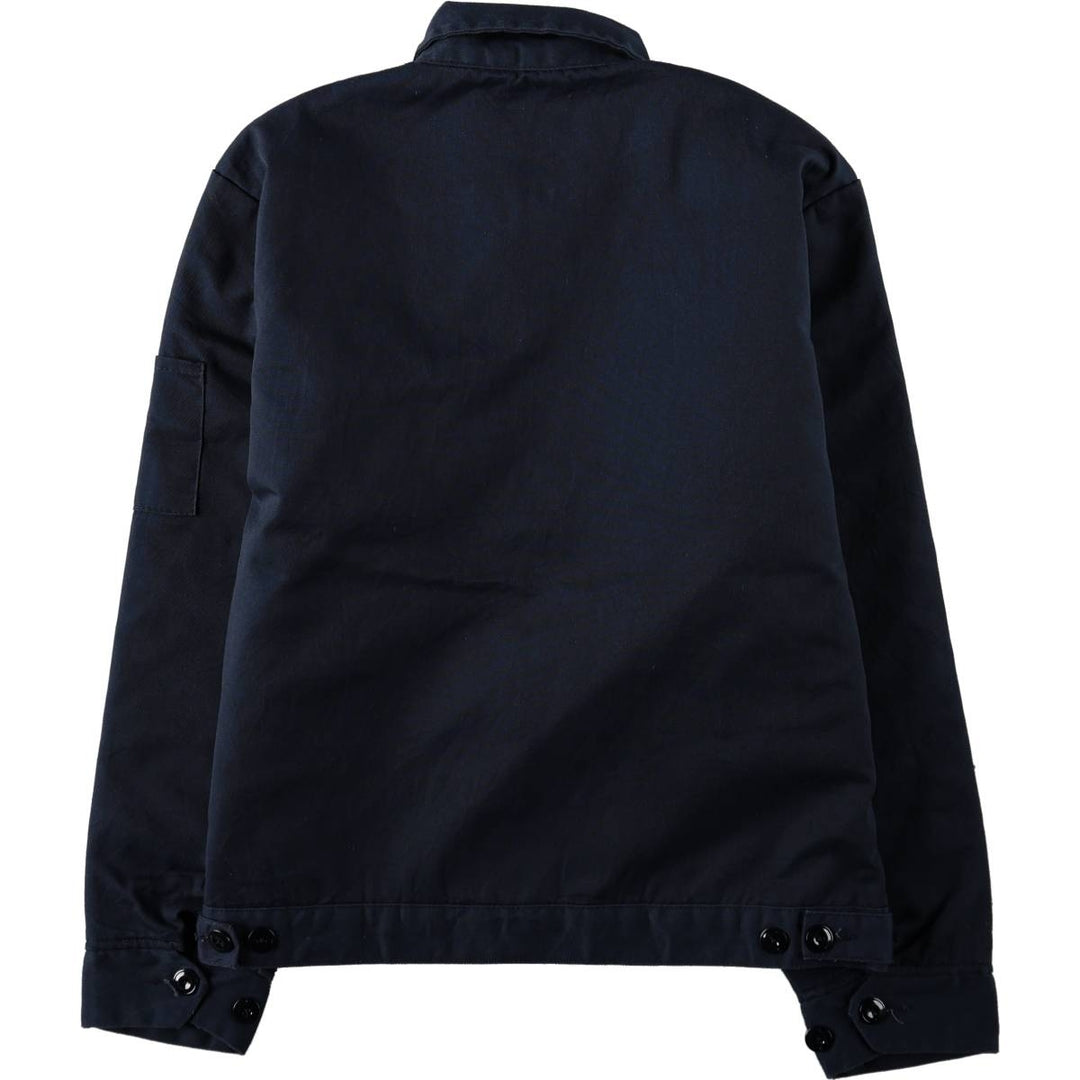 90s-00'S UNIVERSAL OVERALL work jacket, men's size M equivalent, vintage. polyester navy blue type Vintage Second Hand
