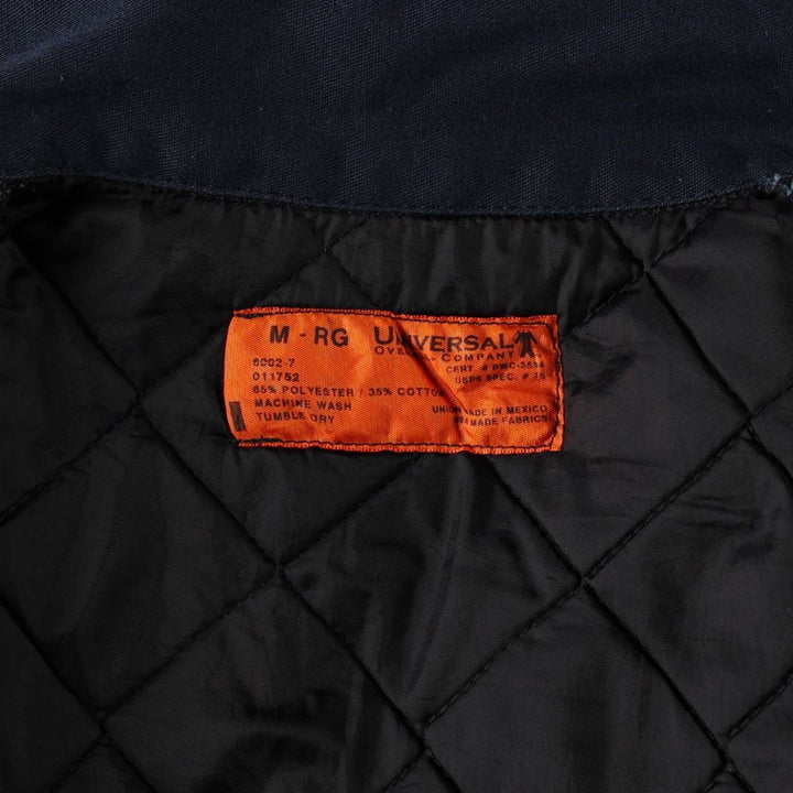 90s-00'S UNIVERSAL OVERALL work jacket, men's size M equivalent, vintage. polyester navy blue type Vintage Second Hand