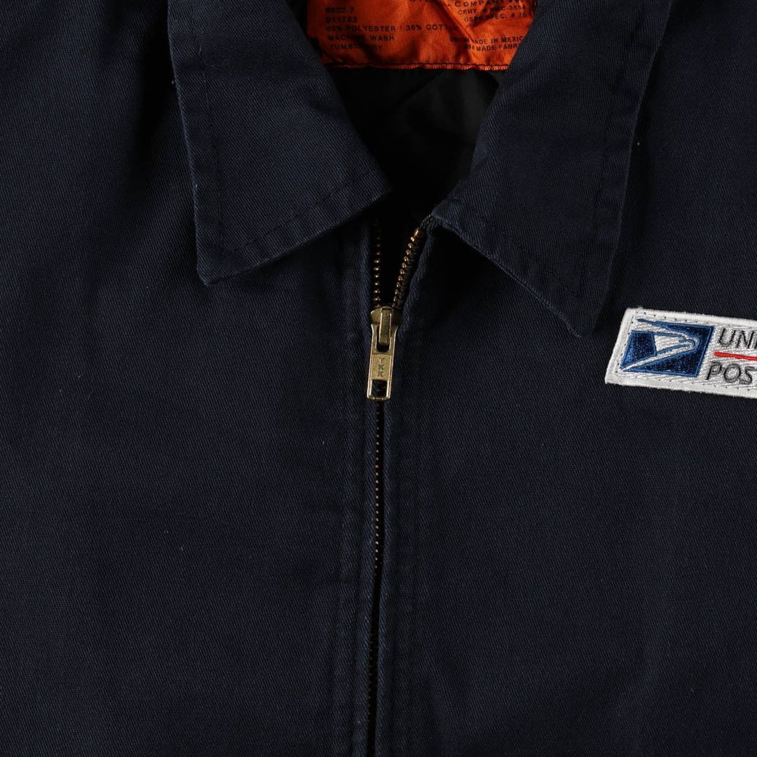 90s-00'S UNIVERSAL OVERALL work jacket, men's size M equivalent, vintage. polyester navy blue type Vintage Second Hand
