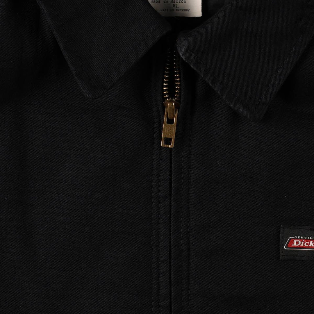 Dickies padded work jacket, men's size XL polyester black type Vintage Second Hand