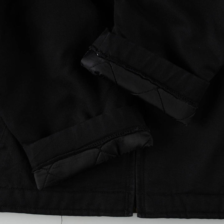 Dickies padded work jacket, men's size XL polyester black type Vintage Second Hand