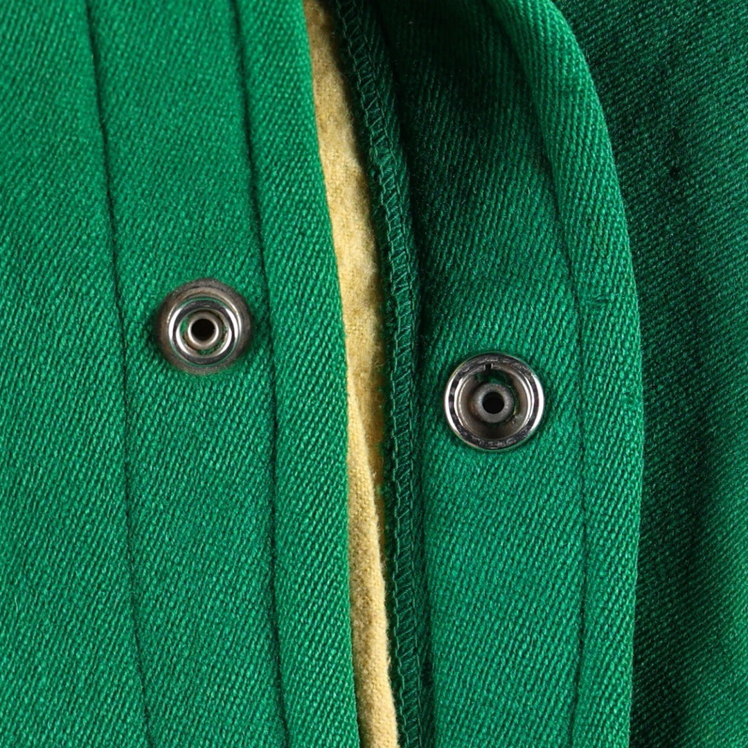 1970'S Sportswear Wool Stadium Jacket Award Jacket Varsity Jacket Men's Size L (Equivalent) Vintage unclear green type Vintage Second Hand