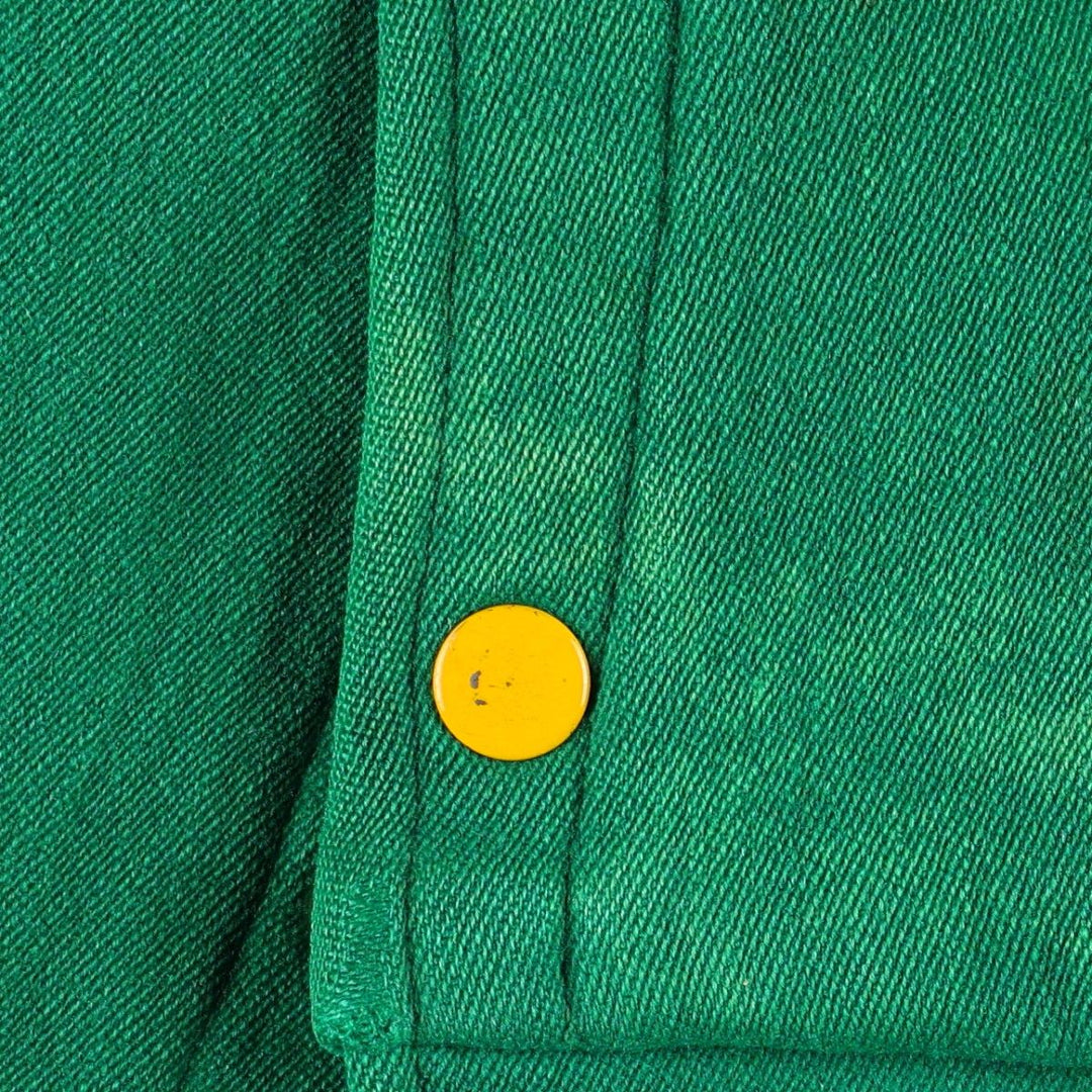 1970'S Sportswear Wool Stadium Jacket Award Jacket Varsity Jacket Men's Size L (Equivalent) Vintage unclear green type Vintage Second Hand