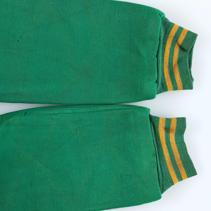 1970'S Sportswear Wool Stadium Jacket Award Jacket Varsity Jacket Men's Size L (Equivalent) Vintage unclear green type Vintage Second Hand