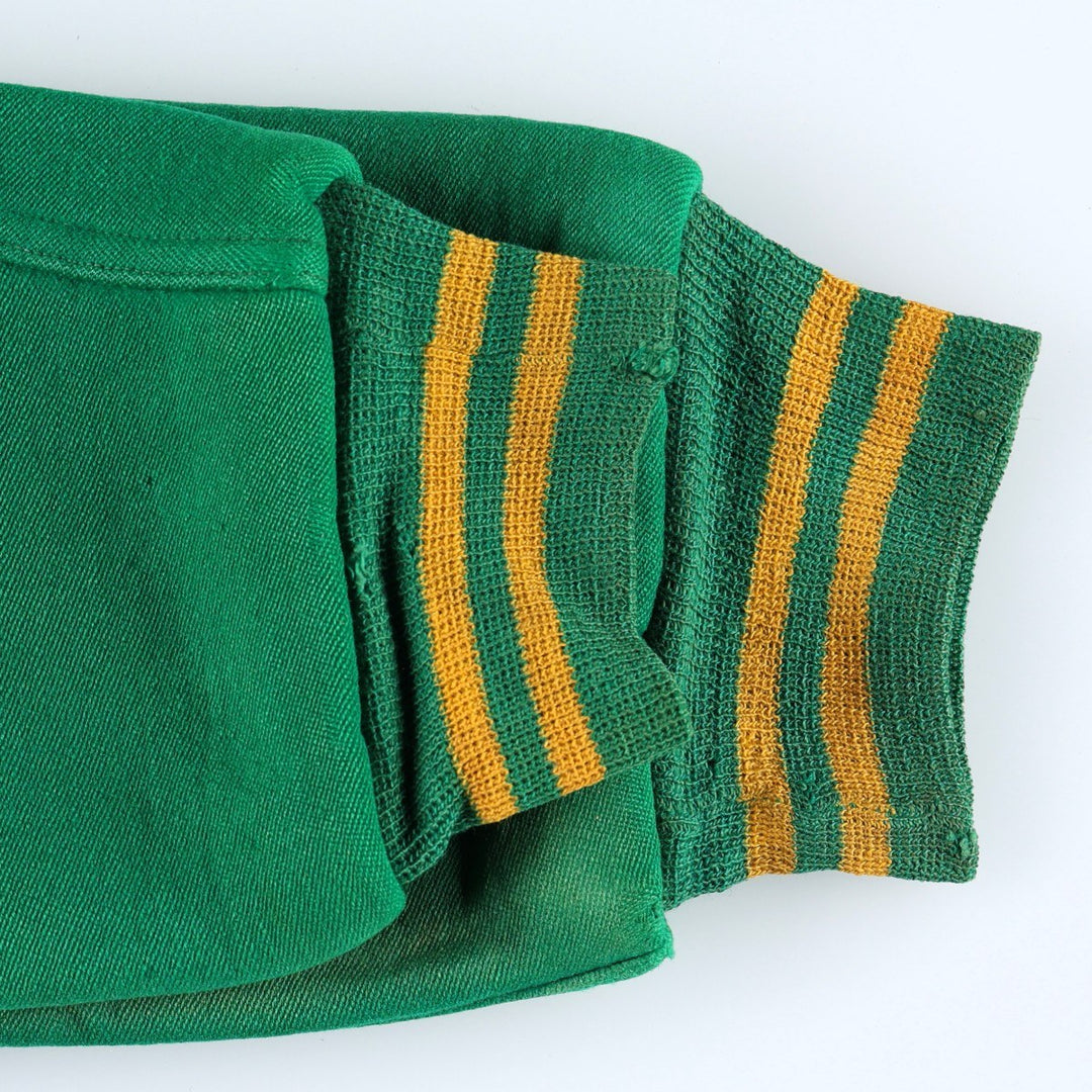 1970'S Sportswear Wool Stadium Jacket Award Jacket Varsity Jacket Men's Size L (Equivalent) Vintage unclear green type Vintage Second Hand