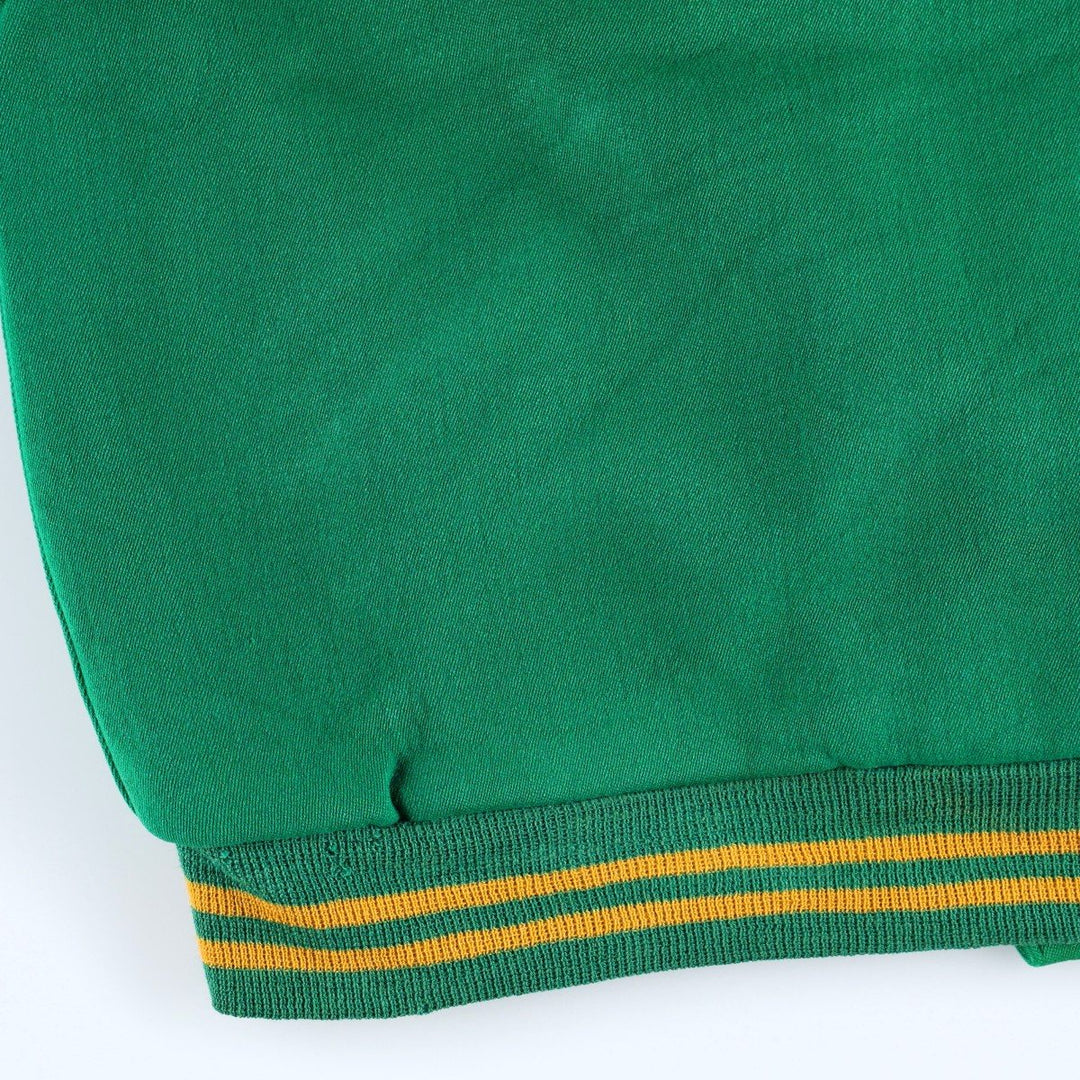 1970'S Sportswear Wool Stadium Jacket Award Jacket Varsity Jacket Men's Size L (Equivalent) Vintage unclear green type Vintage Second Hand