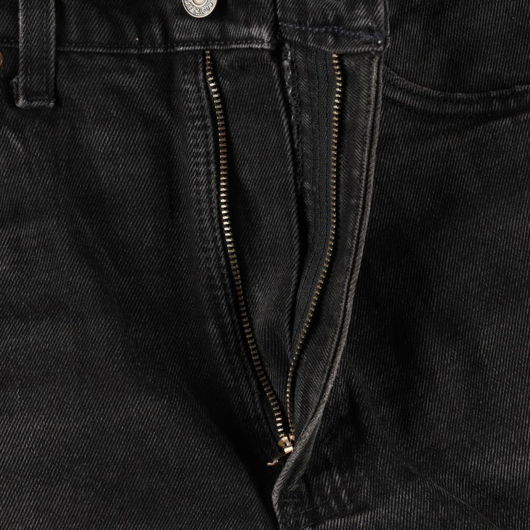 1990'S Levi's 550 Classic Relaxed Fit Straight Leg Black Denim Tapered Jeans, Made in USA, Men's Size W34 (approx.) cotton black type Vintage Second Hand