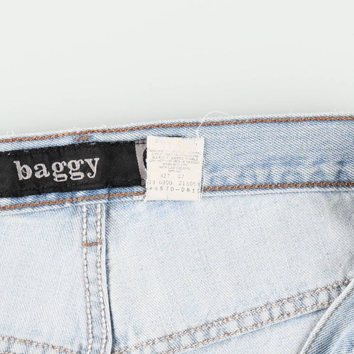 2000'S Levi's SILVER TAB BAGGY Tapered Denim Pants, Made in USA, Men's W38 (approx.) cotton Blue type light blue Vintage Second Hand