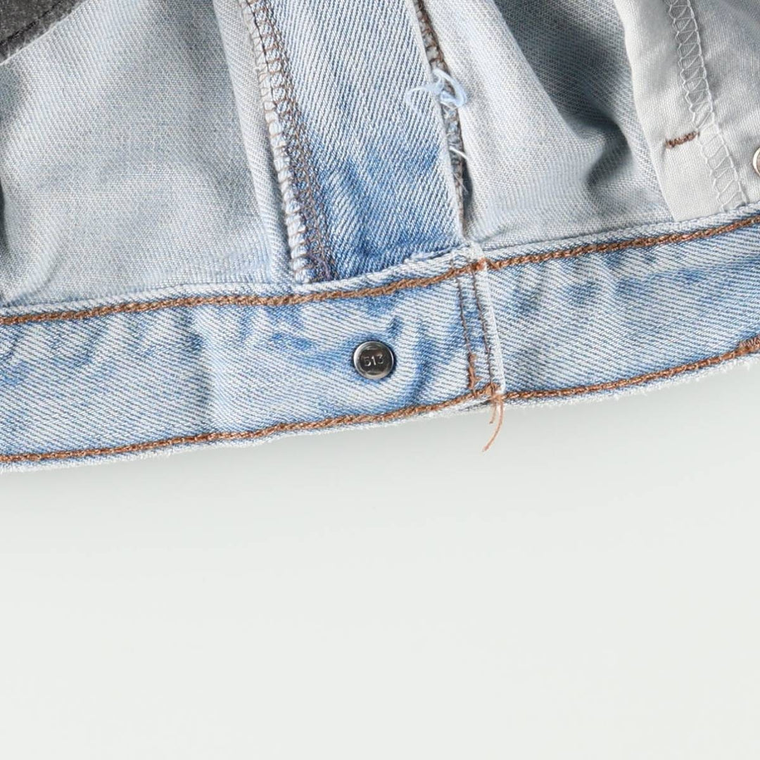 2000'S Levi's SILVER TAB BAGGY Tapered Denim Pants, Made in USA, Men's W38 (approx.) cotton Blue type light blue Vintage Second Hand
