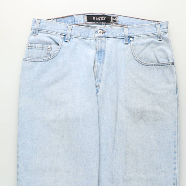 2000'S Levi's SILVER TAB BAGGY Tapered Denim Pants, Made in USA, Men's W38 (approx.) cotton Blue type light blue Vintage Second Hand