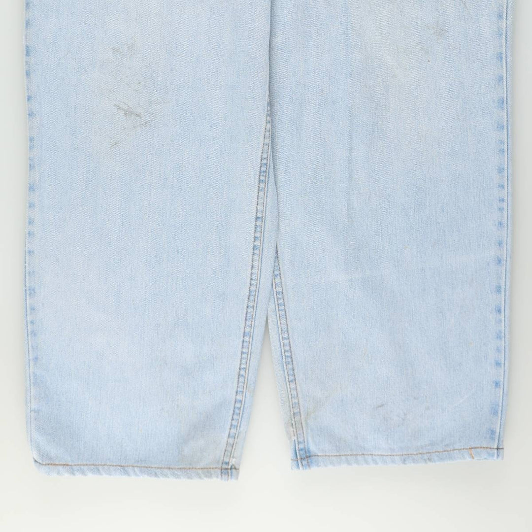 2000'S Levi's SILVER TAB BAGGY Tapered Denim Pants, Made in USA, Men's W38 (approx.) cotton Blue type light blue Vintage Second Hand