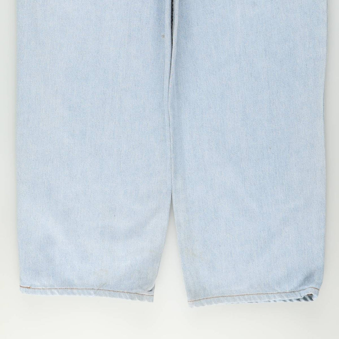2000'S Levi's SILVER TAB BAGGY Tapered Denim Pants, Made in USA, Men's W38 (approx.) cotton Blue type light blue Vintage Second Hand