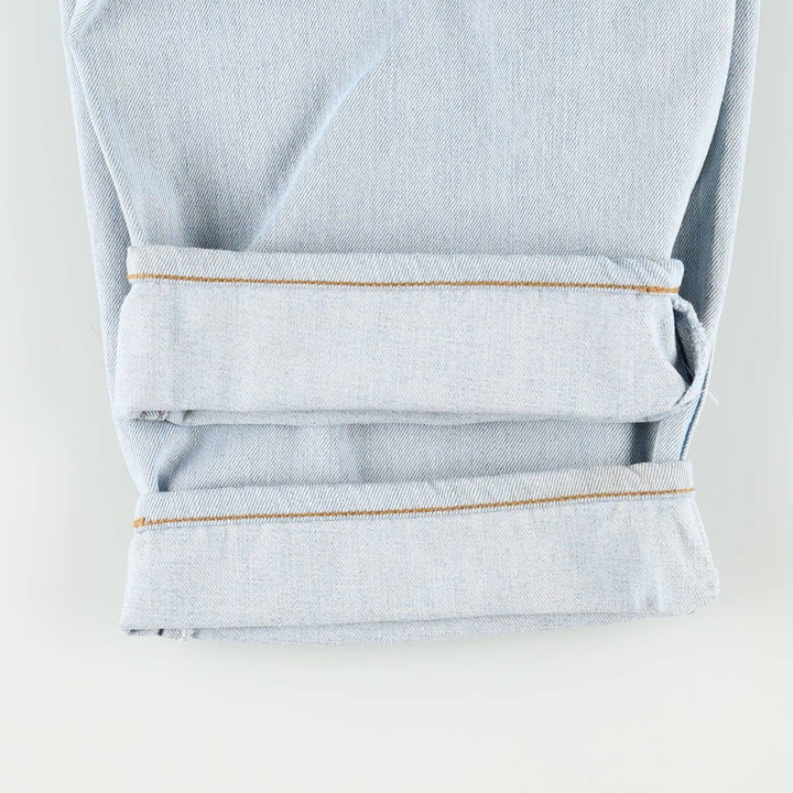 2000'S Levi's SILVER TAB BAGGY Tapered Denim Pants, Made in USA, Men's W38 (approx.) cotton Blue type light blue Vintage Second Hand