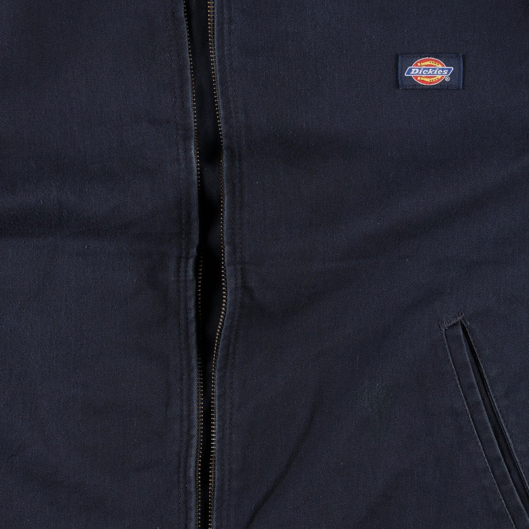 Dickies Eisenhower Work Jacket, Men's Size Medium polyester navy blue type Vintage Second Hand