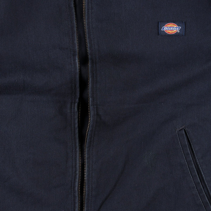 Dickies Eisenhower Work Jacket, Men's Size Medium polyester navy blue type Vintage Second Hand