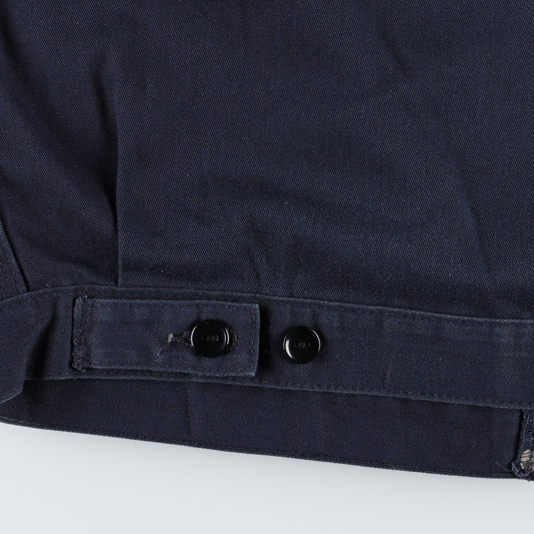 Dickies Eisenhower Work Jacket, Men's Size Medium polyester navy blue type Vintage Second Hand