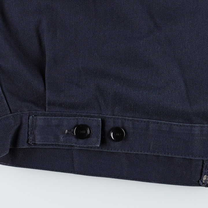 Dickies Eisenhower Work Jacket, Men's Size Medium polyester navy blue type Vintage Second Hand