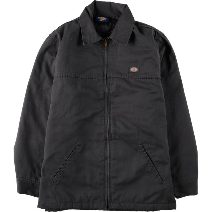 Dickies padded work jacket, men's size M unclear Charcoal Vintage Second Hand