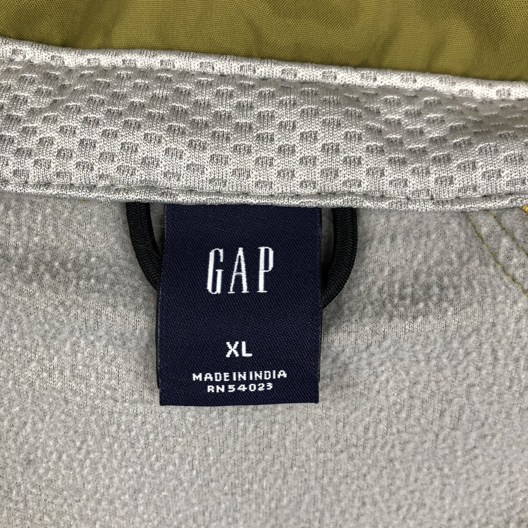 GAP Warm-up Vest, Men's Size XL (equivalent) polyester green type yellow green Vintage Second Hand